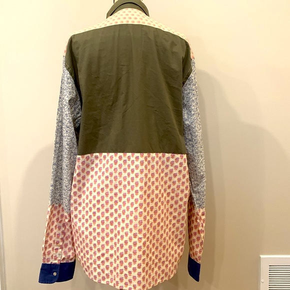 Scotch & Soda “Get Up And Go “ fine cotton multi print long sleeve shirt - Picture 2 of 6